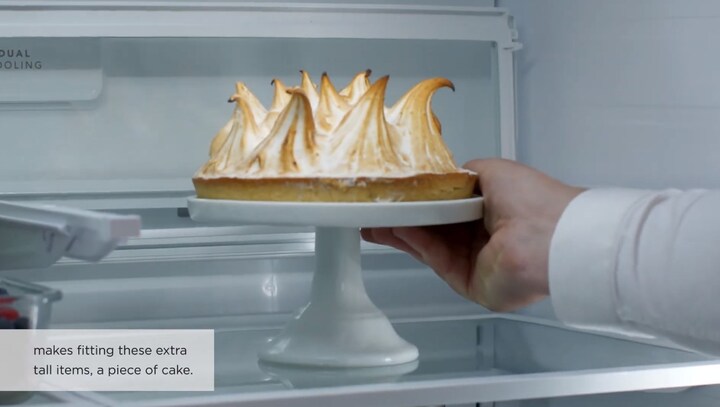 Westinghouse French Door Fridges | Slide Back and Flip up Shelves