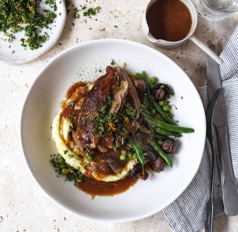 Steam Roast Lamb Shoulder