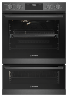 60cm multi-function 8/5 duo oven with AirFry, dark stainless steel