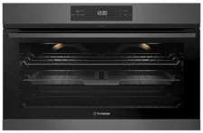 90cm pyrolytic multi-function 14 oven with AirFry, dark stainless steel