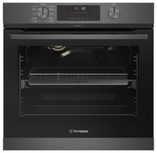 60cm multi-function 10 pyrolytic oven with AirFry, dark stainless steel