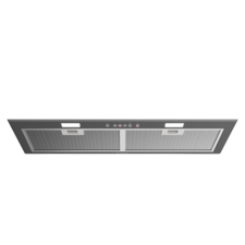 86cm integrated rangehood, dark stainless steel