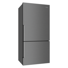496L bottom freezer fridge - Dark stainless steel